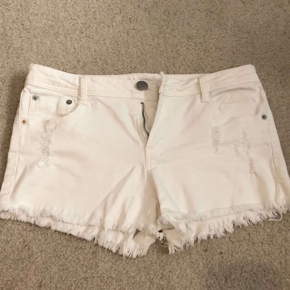 Rue 21, white jean shorts